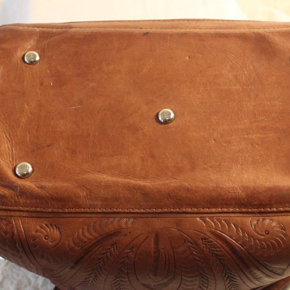 Custom | Bags | Custom Hand Tooled Leather Diaper Or Vanity Bag | Poshmark